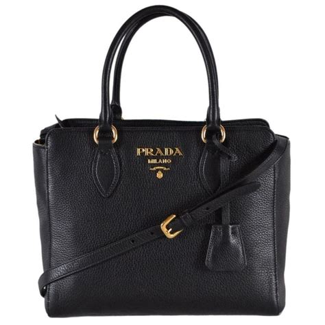 prada phenix shopping tote large black|PRADA Vitello Phenix Shopping Tote Black .